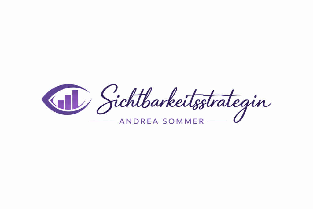 Logo. Sichtbarkeitsstrategin für Blog zu mehr Sichtbarkeit mit Strategie
