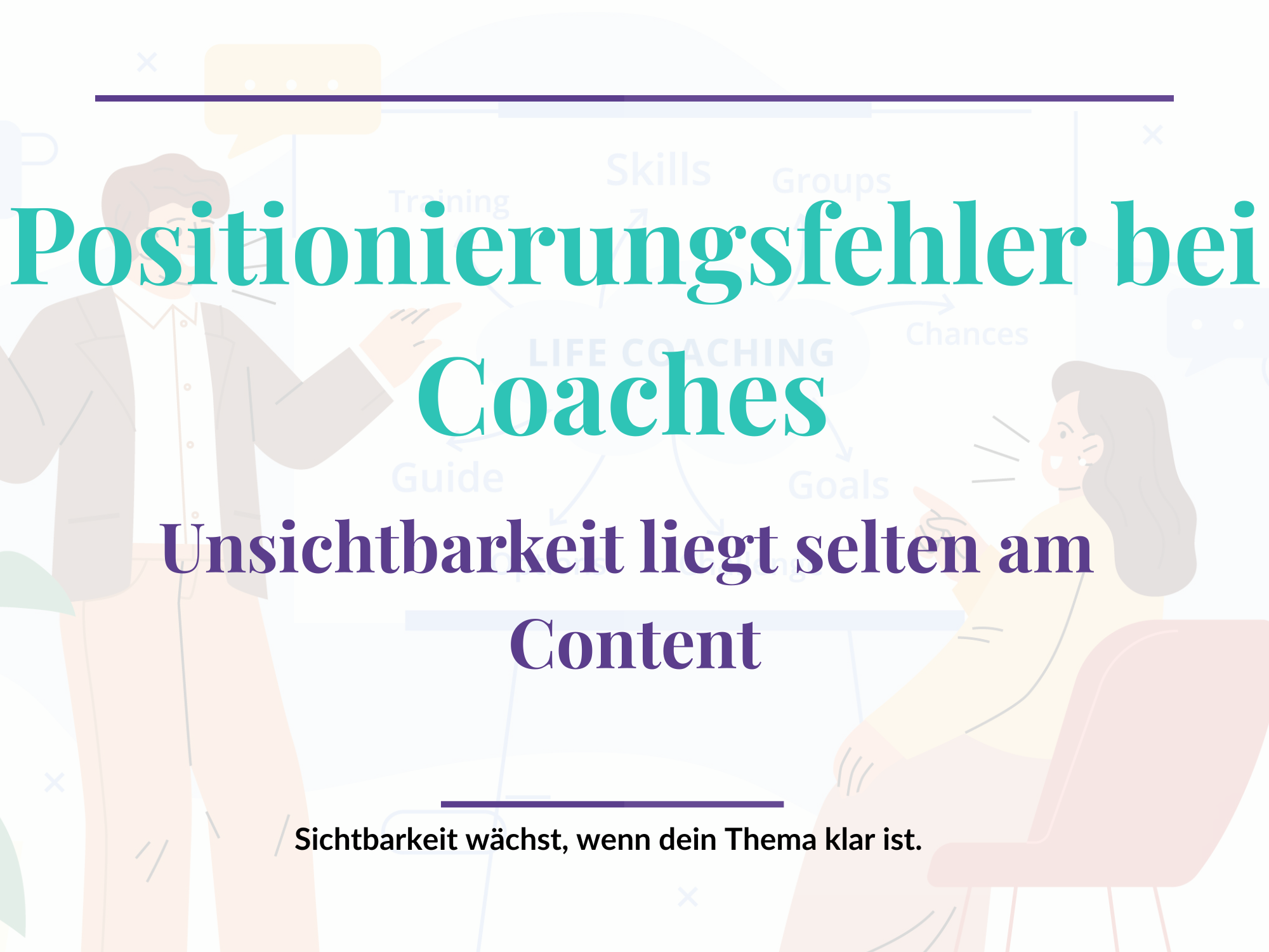 Positionierungsfehler bei Coaches - Warum ist mein Blog unsichtbar