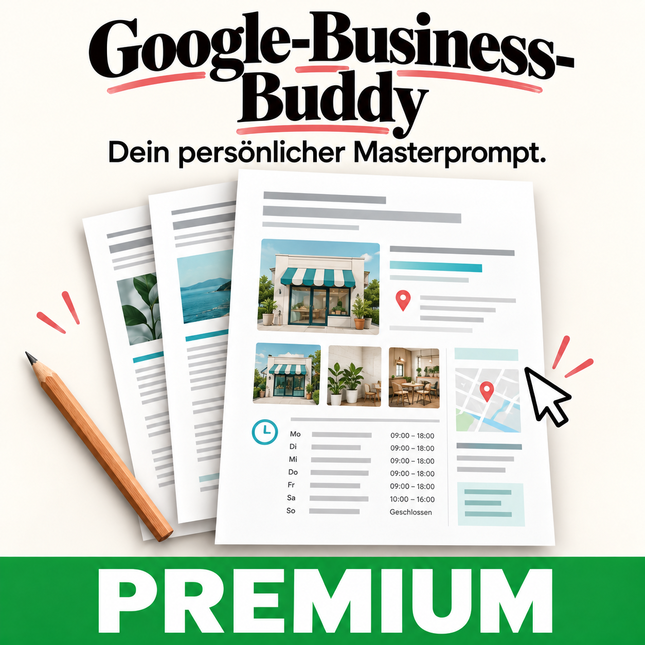 Google-Business-Buddy Premium 1 Google-Business-Buddy Premium – persönlicher Masterprompt für dein Unternehmensprofil