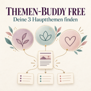 Produktbild Themen-Buddy Free – deine 3 Hauptthemen finden